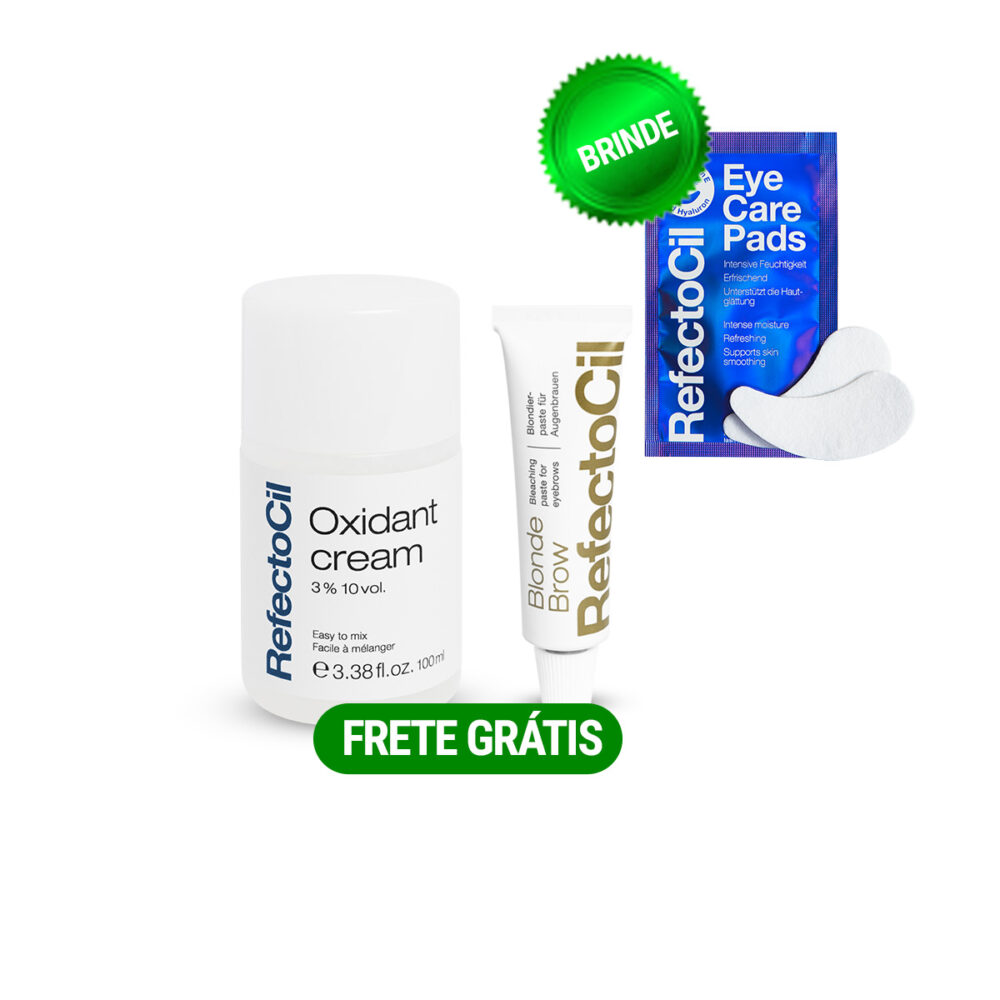 Kit Blonde Brow + Oxidante Creme | BRINDE: EYE CARE PADS