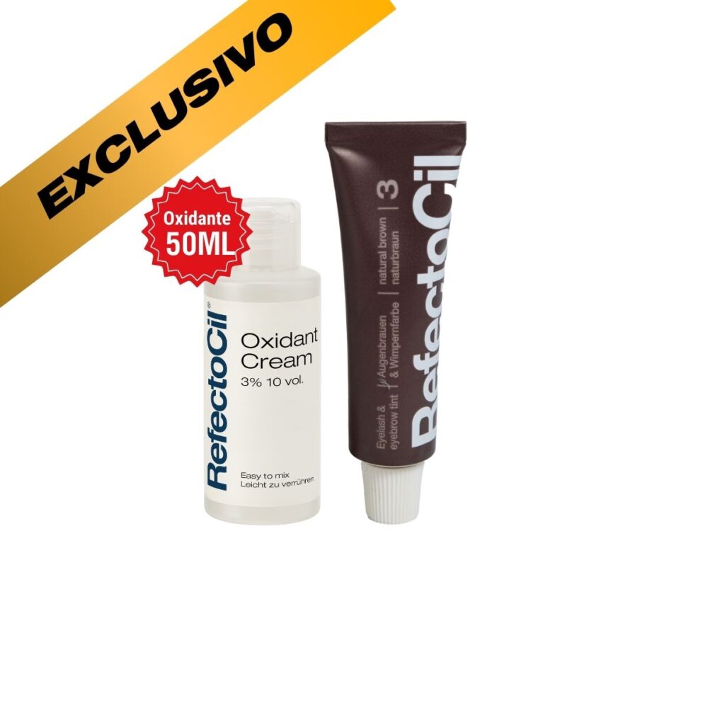 Oxidante 50 ml - Creme e tinta 3.0 Castanho Natural
